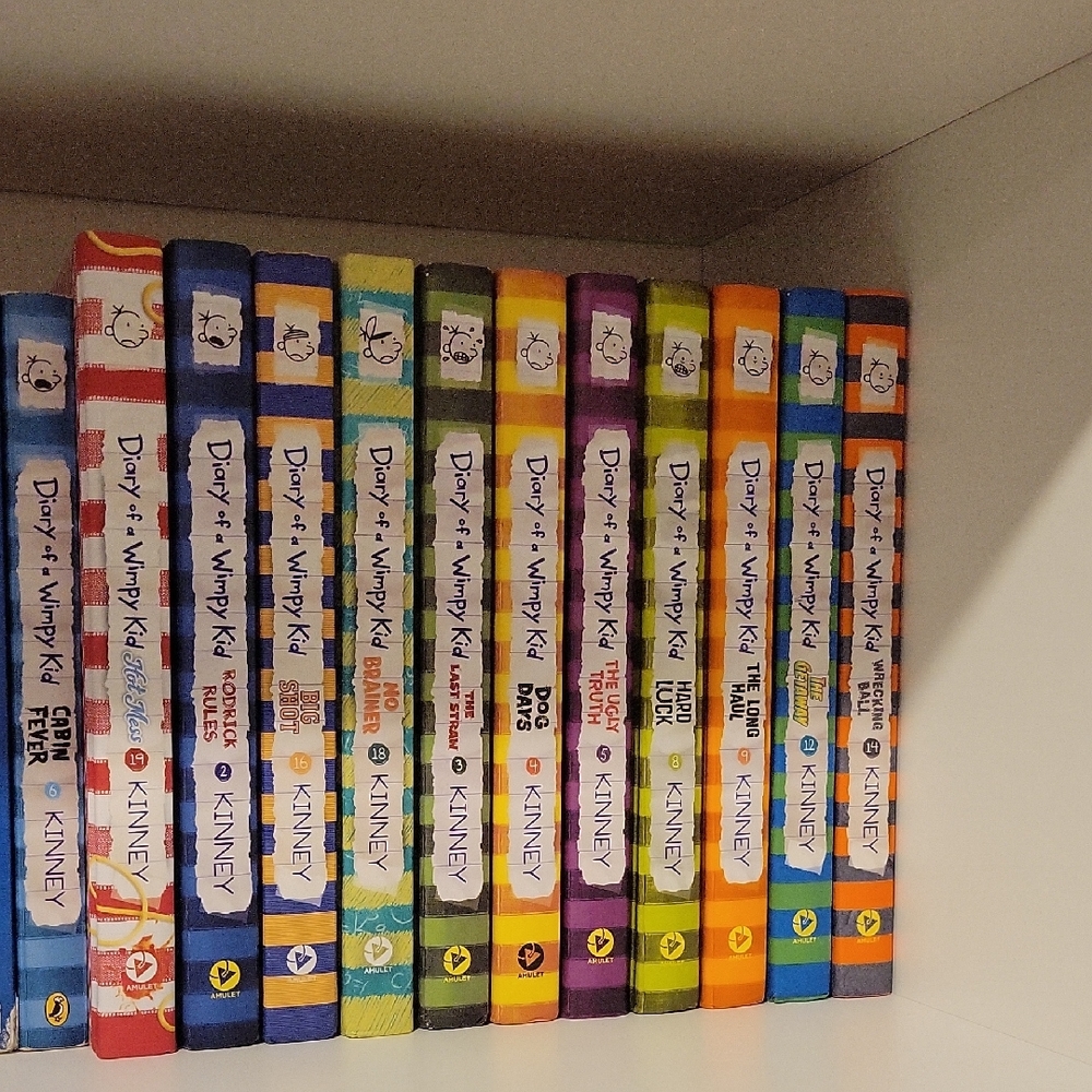 EUC Diary Of A Wimpy Kid Books X 12